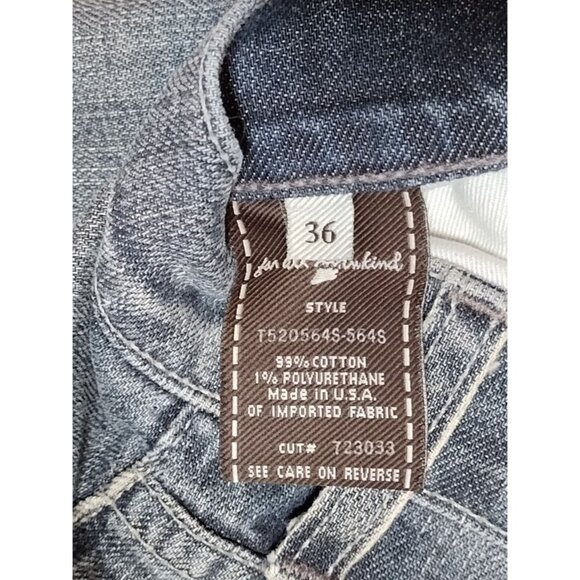 7 For all Mankind Women's Bootcut Jeans Blue Size 36 - Picture 2 of 6